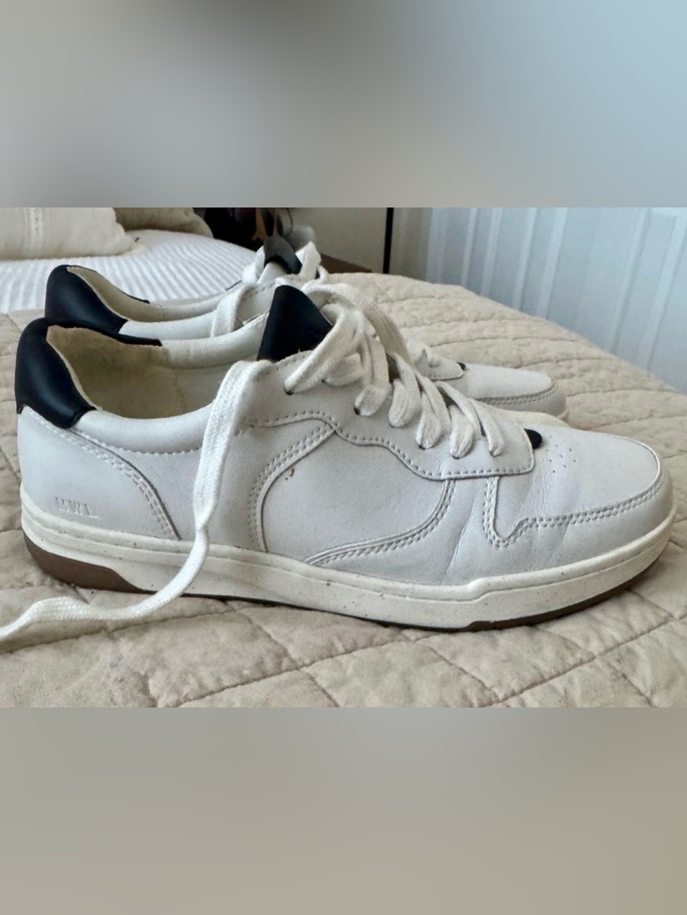 Madewell White and Black Women's Sneakers
